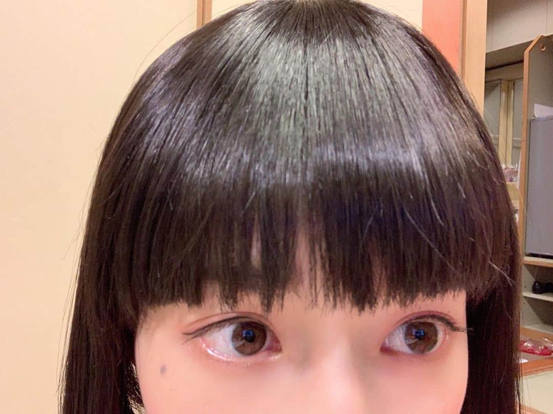 高嶋香帆のインスタグラム：「おはよう☀ ぱっつん娘です🐶 本日も志村魂気合い入れて行きますよっ！ 皆さま素敵な一日を☺️💓」