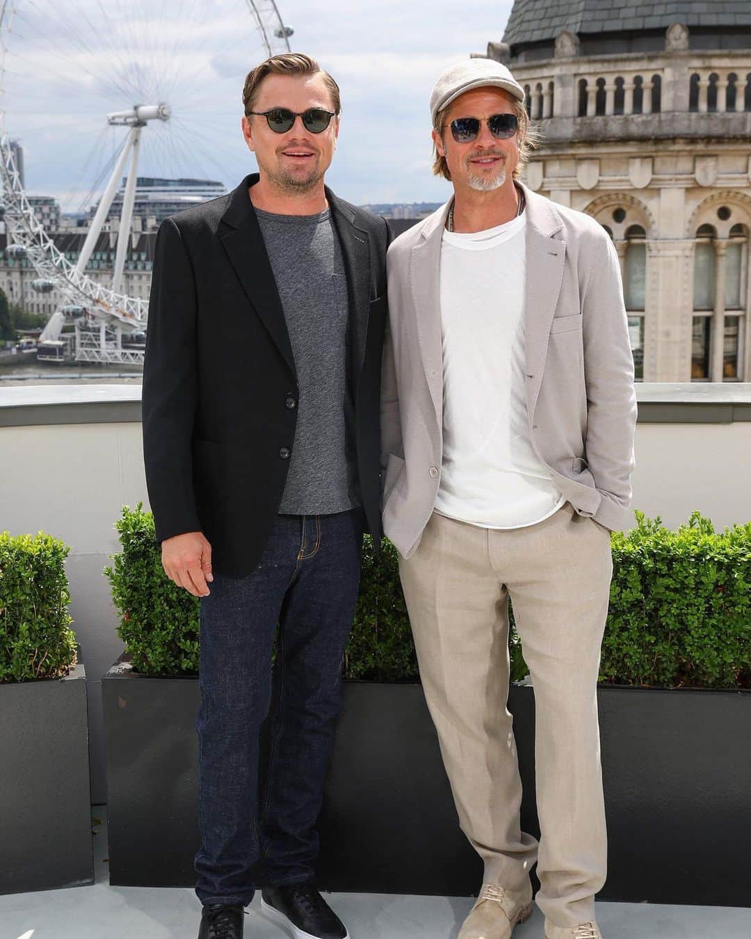 People Magazineさんのインスタグラム写真 - (People MagazineInstagram)「Once upon a time in London! 😍We can't get enough of Leonardo DiCaprio and Brad Pitt. | 📷: Tim P. Whitby/Getty Images」8月6日 11時03分 - people