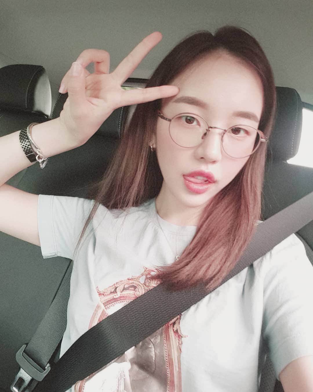 ペク・アヨンのインスタグラム：「오늘 아주 재밌는 일이 있었다구!」