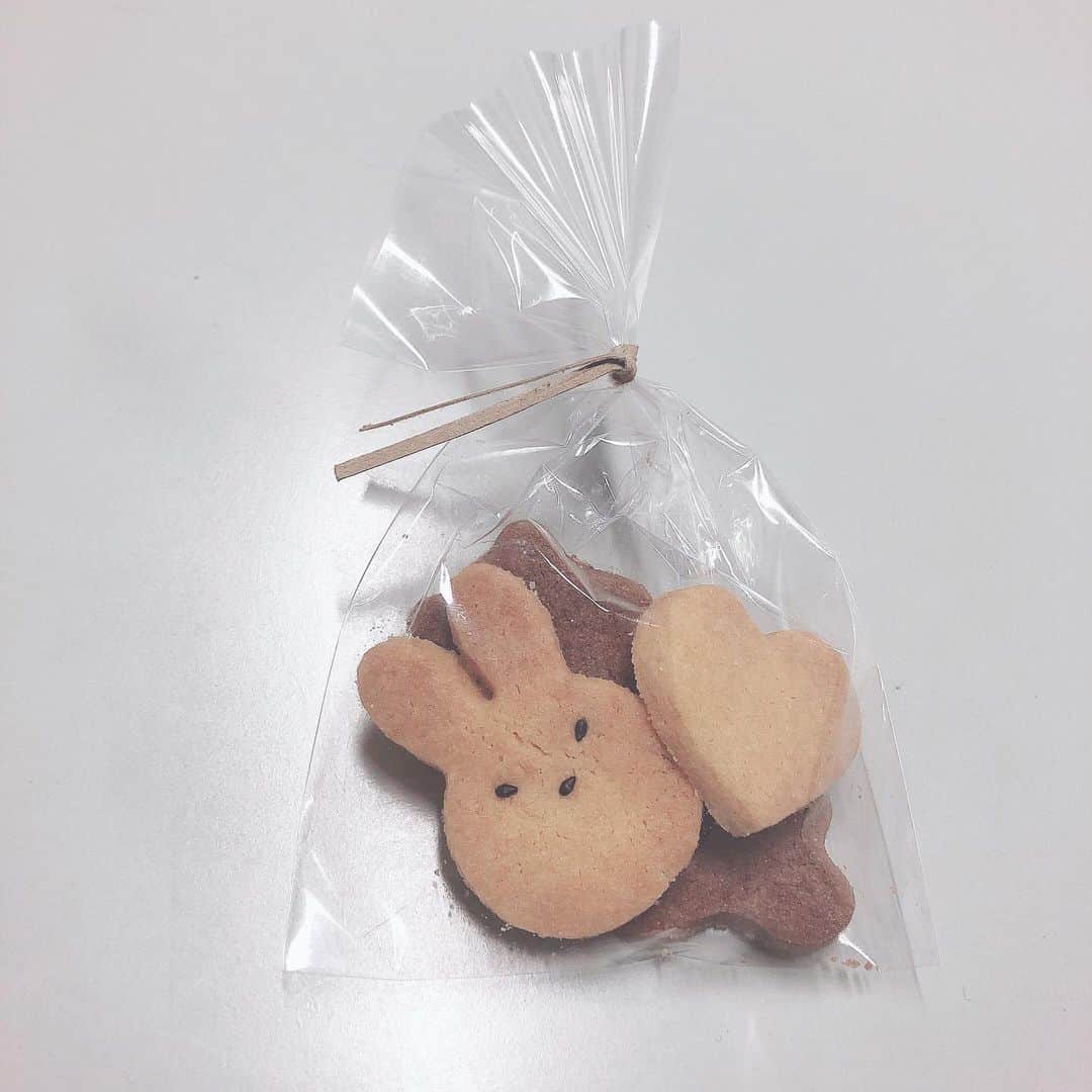 土光瑠里子さんのインスタグラム写真 - (土光瑠里子Instagram)「さえにもらった☺︎🐰 #うさぎ #cookie #present #手作り」9月4日 17時39分 - dokoh.ruriko