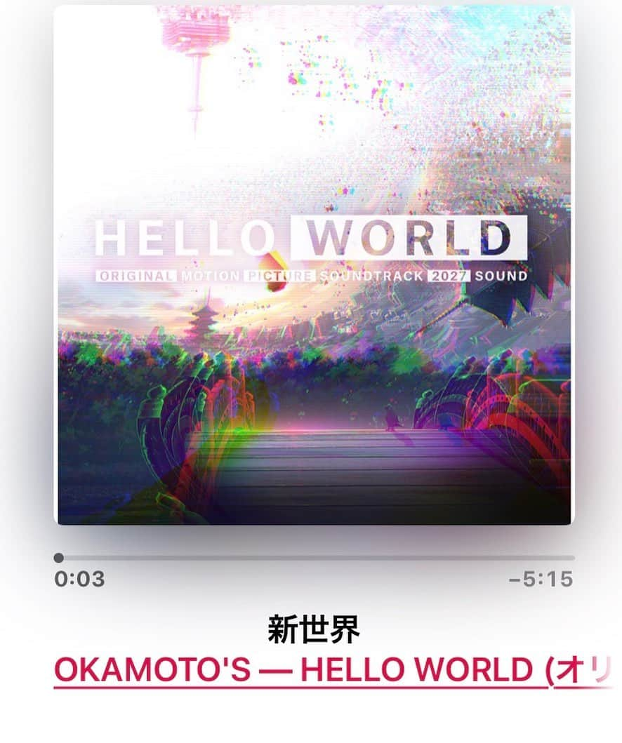 ハマ・オカモトさんのインスタグラム写真 - (ハマ・オカモトInstagram)「🆕 #HellowWorld #2027Sound」9月4日 10時57分 - hama_okamoto