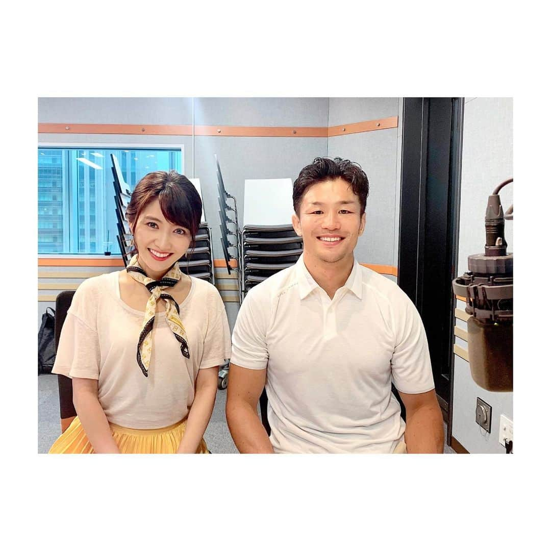 久保井朝美さんのインスタグラム写真 - (久保井朝美Instagram)「📻 今日のゲストは#廣瀬俊朗 さん🏉 現在はTBS#日曜劇場 「#ノーサイドゲーム」出演中📺 ． 元#ラグビー日本代表 で 今月20日に開幕する #ラグビーワールドカップ2019  アンバサダーを務めています😊 ． ドラマ制作の裏話や 社会貢献活動について伺います❣️ #スポーツボランティア 協会 ． 今日16:55〜#ラジオNIKKEI 「Heart&Life〜ありがとうを言わせて〜」 ぜひお聴きください🥰 #radikoでも聴けます 🤳 ． #ラジオパーソナリティ #久保井朝美 #慶應義塾大学ラグビー部 #ラグビーの輪」9月4日 13時14分 - asami_k920