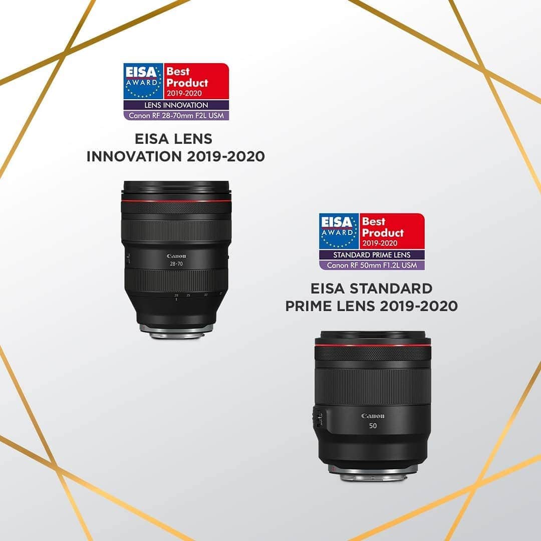 Canon Asiaさんのインスタグラム写真 - (Canon AsiaInstagram)「Canon is proud to be presented with five awards from the prestigious Expert Imaging and Sound Association (EISA) this year. Canon's EOS RP camera and RF and EF lenses were recogonised in various categories including Best Product for Best Buy Full-Frame Camera, Lens Innovation, Standard Prime Lens, Standard Zoom Lens and Super-telephoto Prime Lens! 🎉 . Swipe right 👉 to check out our award-winning Canon camera gear and lenses.  #canonasia #photography #eisa #eosrp #primelens #zoomlens #telephotolens」9月4日 14時10分 - canonasia