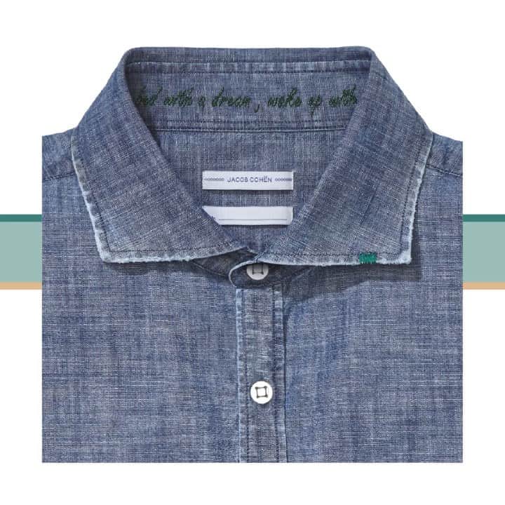 Jacob Cohenのインスタグラム：「Choose a timeless denim shirt  F/W 20 Man  Collection Made in Italy  #JacobCohen #JacobCohenJeans」