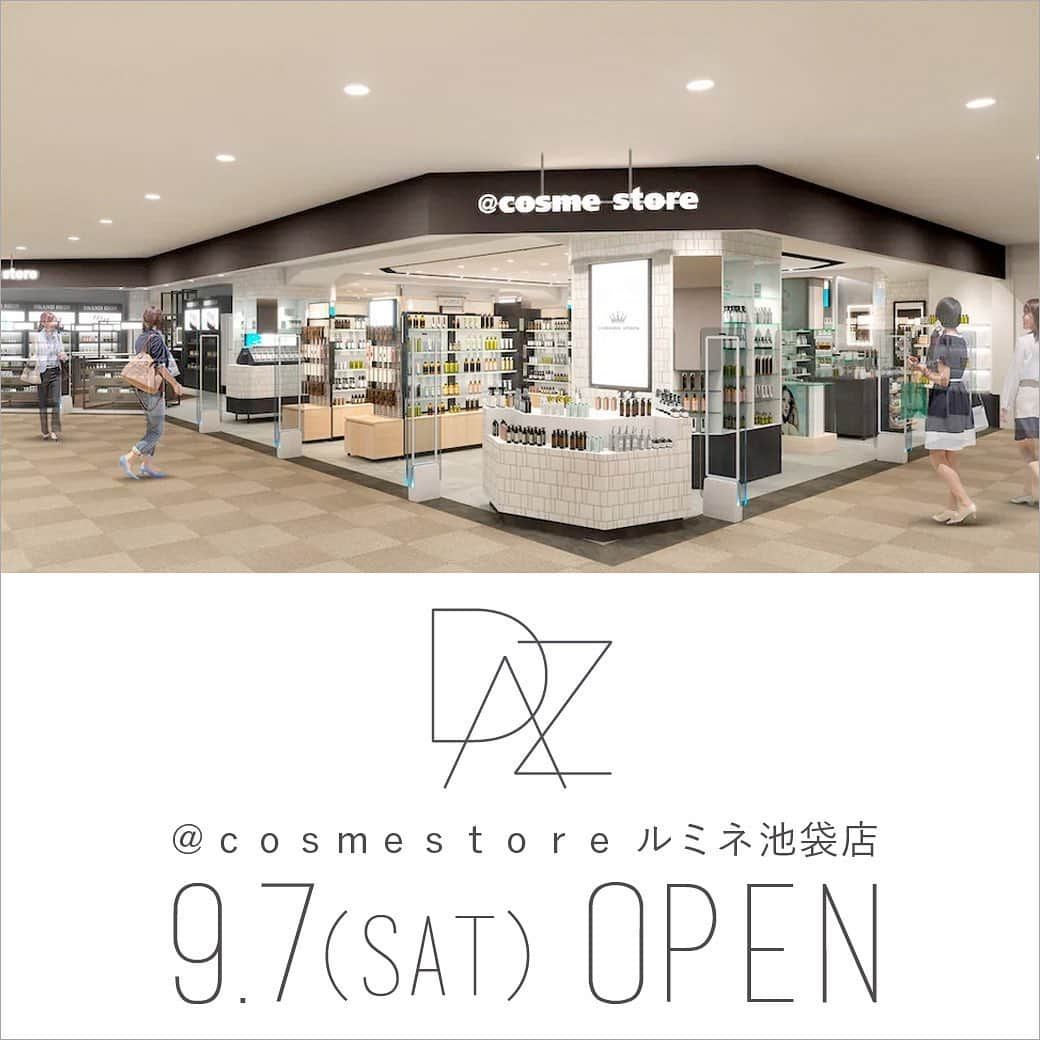 dazzshop officialさんのインスタグラム写真 - (dazzshop officialInstagram)「. . 《2019.9.7 ＠ｃｏｓｍｅｓｔｏｒｅ ルミネ池袋店 NEW OPEN》 . 9/7（土）より、＠ｃｏｓｍｅｓｔｏｒｅ ルミネ池袋店にてDAZZSHOPアイテムのお取り扱いを開始いたします。また、￥5,400（税込）以上ご購入のお客様には、オリジナルカードミラーをプレゼント。※数に限りがございます。 . . ■＠ｃｏｓｍｅｓｔｏｒｅ ルミネ池袋店 東京都豊島区西池袋1-11-1 ルミネ池袋7階 . お客様のご来店を心よりお待ちしております。 . . #DAZZSHOP #ルミネエスト新宿 #大丸札幌 #そごう横浜 #阪急うめだ本店 #阪急百貨店 #阪急三番街 #松坂屋名古屋　#eyemakeup #makeup #beauty #cosme #ビューティー #メイク #アイメイク #コスメ #アットコスメストア #アットコスメ #東京 #池袋 #ikebukuro」9月4日 16時27分 - dazzshop_official