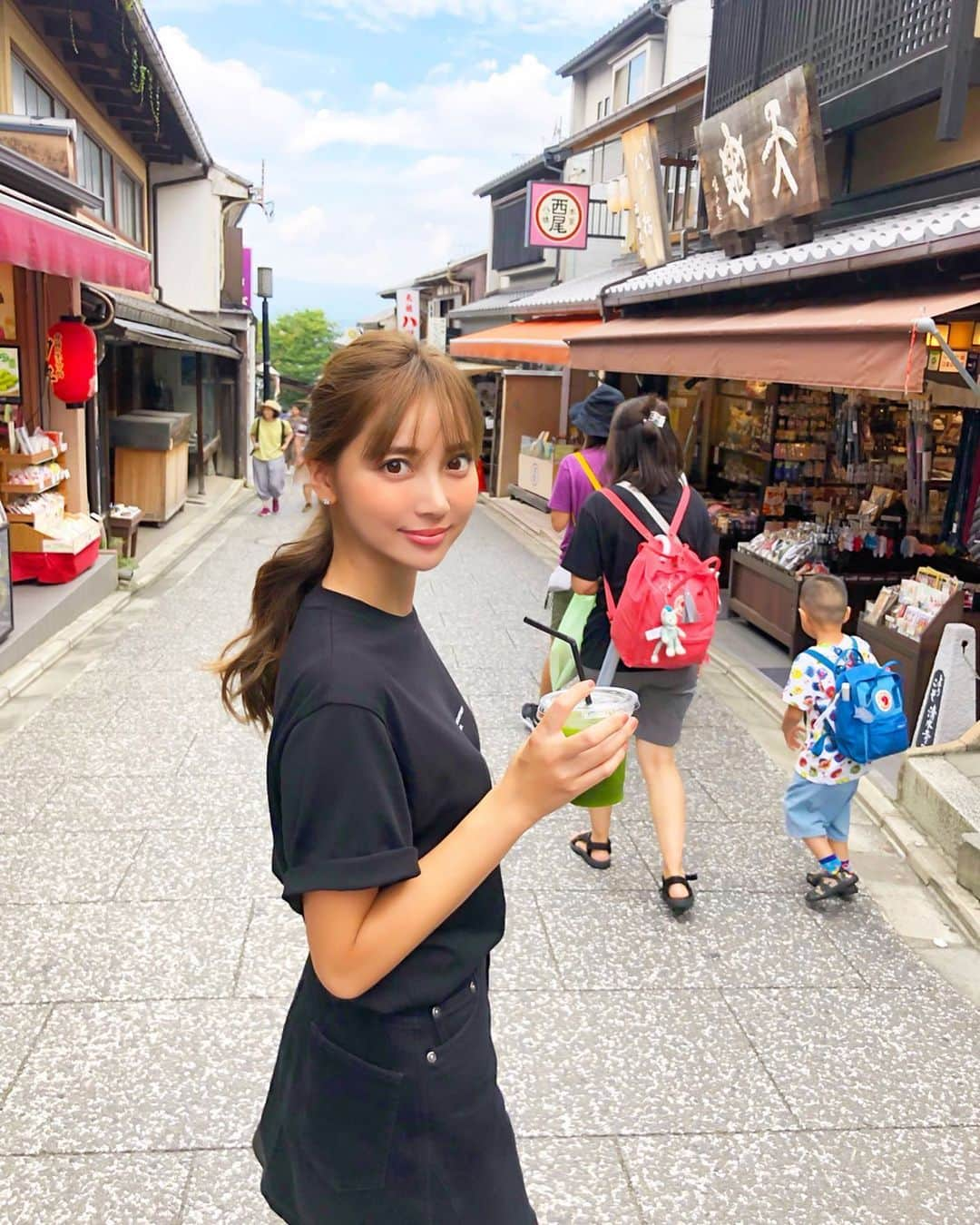 岡部あゆみさんのインスタグラム写真 - (岡部あゆみInstagram)「京都🇯🇵🍵 街並み 流れる空気 食べ物 人 ぜんぶが大好き♡ 深呼吸いっぱいした🍃」8月31日 19時39分 - ayumi_okabe