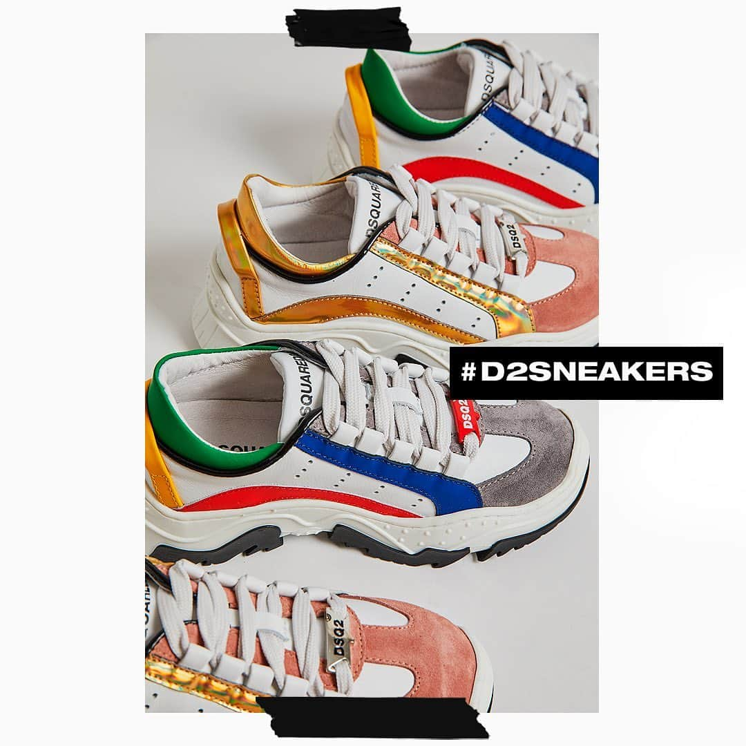 ディースクエアードさんのインスタグラム写真 - (ディースクエアードInstagram)「Best sneaker game on the playground. Discover all sneakers now on Dsquared2.com #D2Sneakers #Dsquared2」8月31日 19時49分 - dsquared2