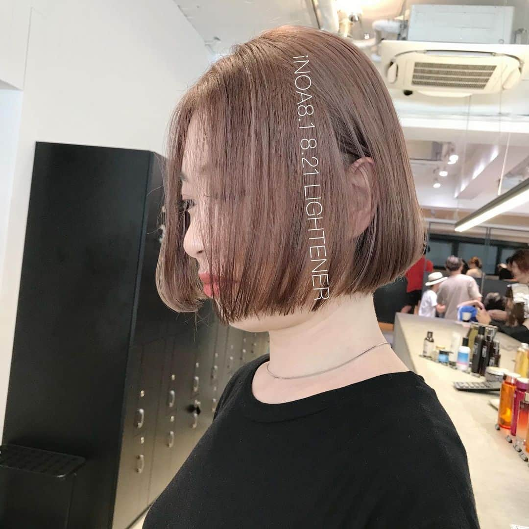 NOBU/渋谷店さんのインスタグラム写真 - (NOBU/渋谷店Instagram)「パルージュ ◉カラー剤：イノアオイルカラ－ @lorealpro . . ◉ブリーチ剤：Schwarzkopf_FIBREPLEX @schwarzkopfjapan . . ◉ケラスターゼトリートメント @kerastase_official . . @album_hair  @nobuhair 担当プロデューサーNOBU ALBUM新宿NEＷ OPEN★ NET予約は、プロフィールのURLから^ ^ 東京都新宿区新宿３-28-11 市嶋第三ビル4F  #ヘアスタイル #髪型 #ヘアセット #ヘアアレンジ #ヘアカラー #カラー #グラデーション #ハイライト #ブリーチ #ハンサムショート #サロン #レザーカット #モデル #ヘアカタログ #美容師  #美容室 #撮影 #fashion #instafashion #hm #zara #forever21  #uniqlo #gu #bob #updo #haircolor #longhair #hairstyle」8月31日 15時02分 - nobuhair