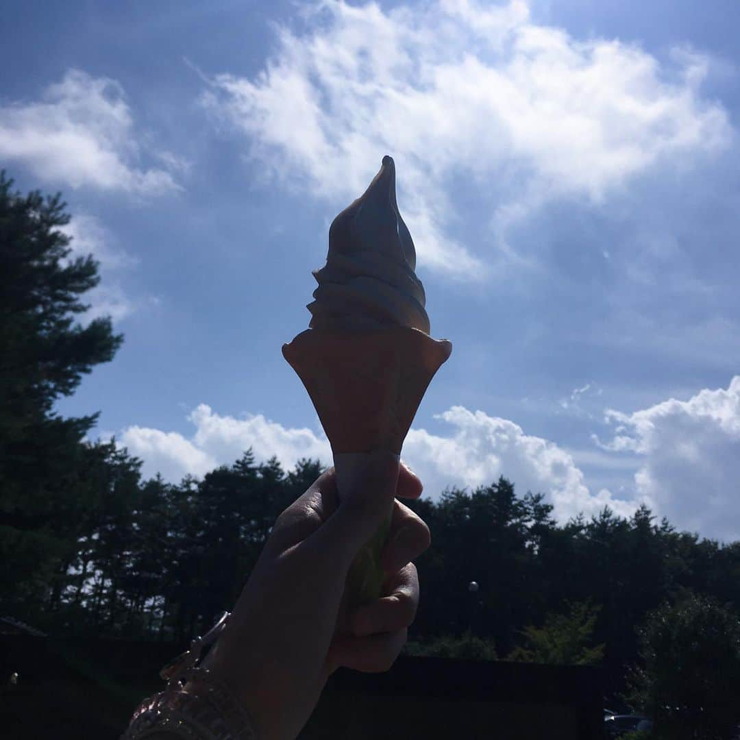 井上早紀さんのインスタグラム写真 - (井上早紀Instagram)「ひさしぶりに食べたソフトクリーム🍦苦手意識があったけれど、この日はとてもおいしくいただきました👦🏼🌻 #ソフトクリーム #summer #2019 #令和最初の夏」8月31日 15時38分 - _is__231