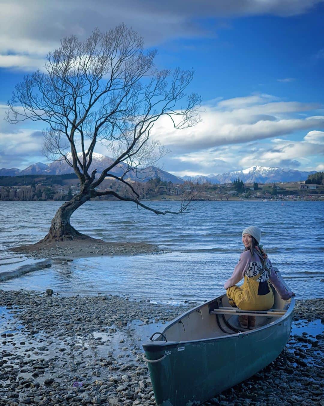 のインスタグラム：「🏂から帰る途中、寄り道してみた #wanakatree#wanaka#newzealand#女33一人旅 📸 @wakita_tomoki」