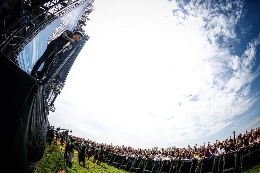 MAH さんのインスタグラム写真 - (MAH Instagram)「TRIPLE AXE TAKEOVER at RUSH BALL 2019.  #SiM #coldrain #HEYSMITH #TAT2019 #RUSHBALL #ラシュボ  Photo @kouhey0622」8月31日 16時08分 - mahfromsim