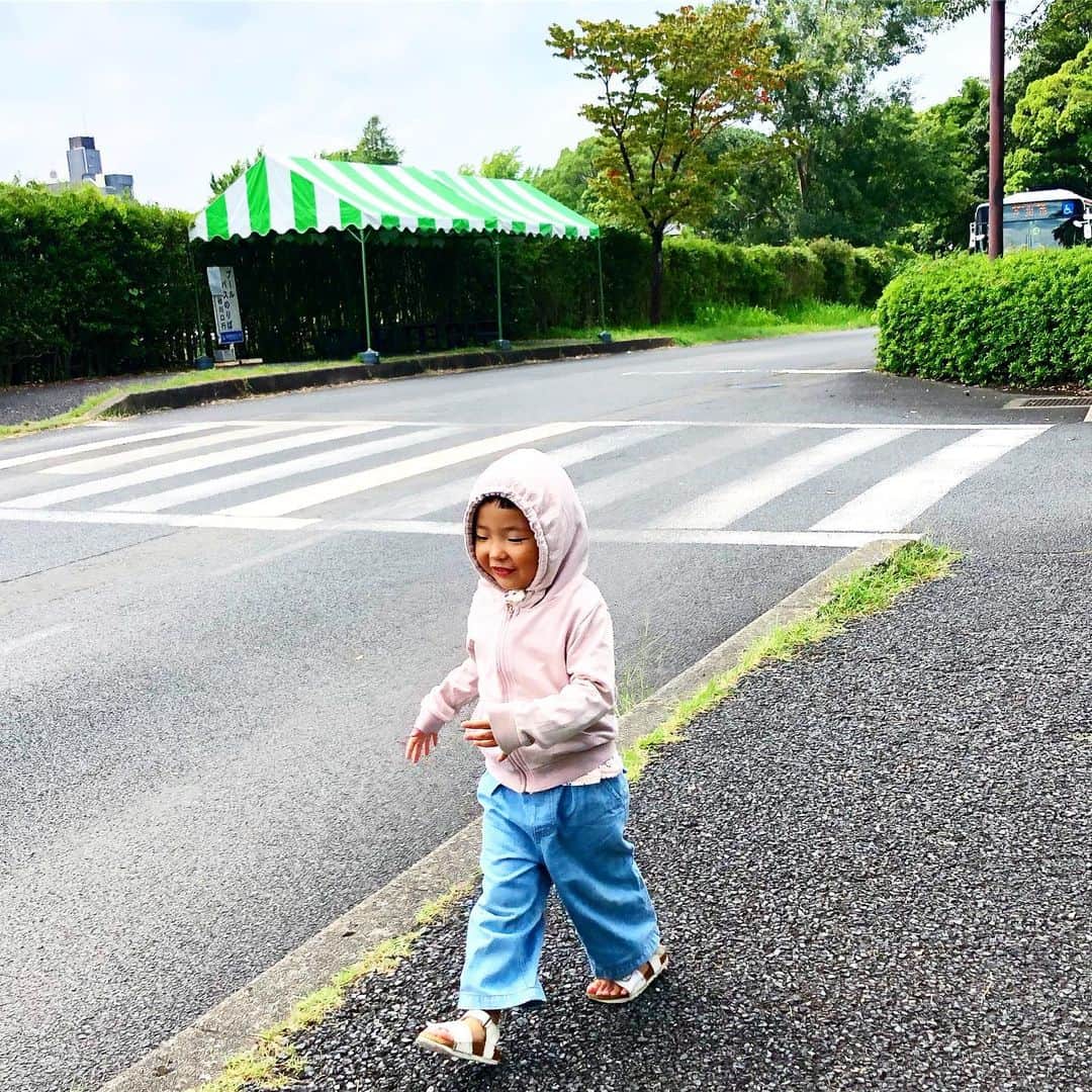 新井美穂さんのインスタグラム写真 - (新井美穂Instagram)「今日は朝一娘と#昭和記念公園#レインボープール へ。 初めての#大波プール に大興奮の娘。 私も楽しくて予定以上に遊び過ぎちゃって、娘と約束していた公園でのサイクリングはまた今度で🙏 毎週末の娘とのお出かけに、最近体力がついていかない😅 でも日に日にどんどん体力ついてくる娘。 そして常に「おかあさん、いっしょにあそぼうよー！」の娘。 この先が思いやられるわー😓 電車でウトウトすると毎回「こらーっ！」て娘に怒られるし（笑）ちょっと前までは、電車でスヤスヤ寝てくれていたのになぁ。#娘の成長 若いうちに子供産んだ方がいいとはこういうことなのね（笑） #娘3歳3ヶ月#休日早起き#週末お出かけ#体力ついてかない#母ちゃん頑張る」8月31日 16時27分 - arai_miho