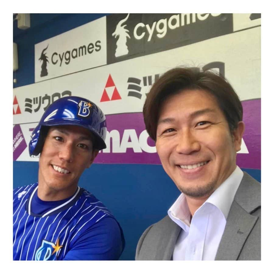 多村仁志さんのインスタグラム写真 - (多村仁志Instagram)「#⚾️ 翔、9年間の現役生活お疲れ様👏🏻👏🏻👏🏻 ・ 正直、まだまだ現役でのプレーを観たかった気もするが… ・ ネクストステージでの活躍を期待しています👍🏻 ・ #これからもよろしく #後輩 @shoshoshonosho.4 #荒波翔 #4 #6 #横浜高校 #横浜DeNAベイスターズ #Sultanes」8月31日 16時43分 - hit_tamu