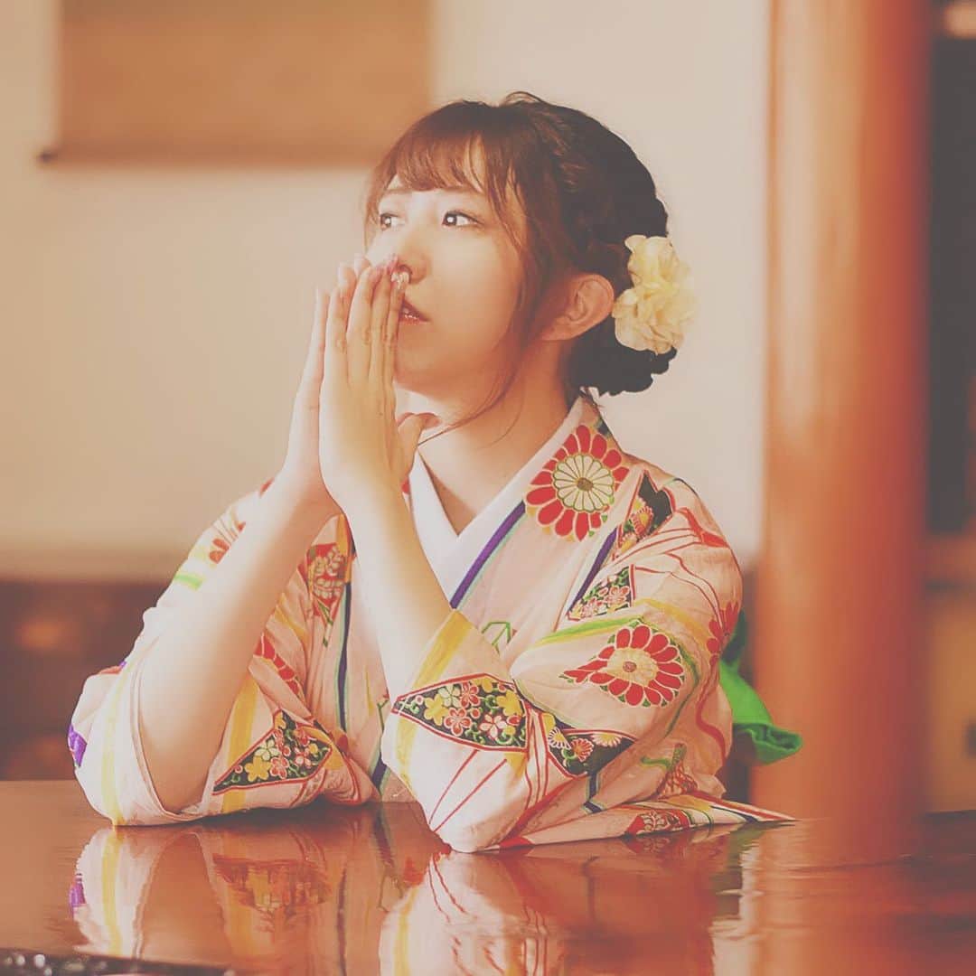 井上麗夢のインスタグラム：「お久しぶりです。﻿ Instagramさん。﻿ ﻿ また徐々に更新していくよぃ﻿ ﻿ #着物撮影﻿ #撮影会﻿ #夏の思い出」