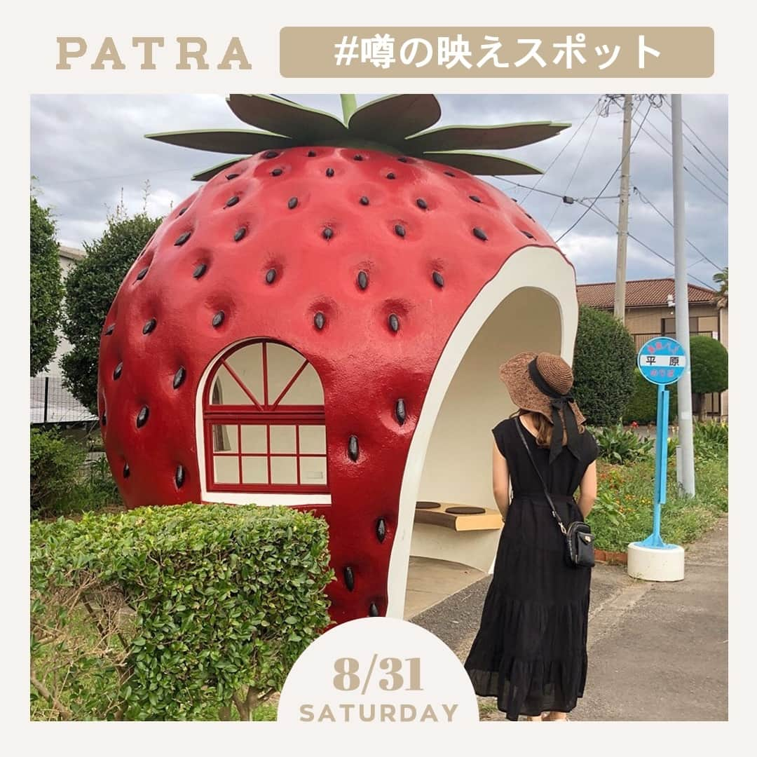 PATRA magazineさんのインスタグラム写真 - (PATRA magazineInstagram)「8/31♡スワイプしてね👉「1度は行きたい噂のモチーフスポット📍」⠀ .⠀ SNSで一度は見たことのあるあのスポット♡⠀ 色々あものをモチーフにしていて、まさにインスタ映え！ ㅤㅤㅤㅤㅤㅤㅤㅤㅤㅤㅤㅤ 【気になるスポット一体どこ？】⠀ ①フルーツバス停：各バス停（長崎)⠀ ②大きな青リンゴ：兵庫県立美術館（兵庫）⠀ ③大きなメロン：富田メロンハウス（富良野）⠀ ④ピンクのポスト：道の駅いぶすき（鹿児島）⠀ ⑤フルーツバス停：各バス停（長崎）⠀ ⑥黄色の自販機：ダブルオースタンド（大阪）⠀ ⑦おひるねハウス：佐久島アート（愛知）⠀ .⠀ Thank you 🌹⠀ @ehh398 / @___mahigon⠀ @kasimegu / @eru_makyaron⠀ @__neinei__ / @2525_t.yui⠀ .⠀ 今女の子の中で流行っているコトやITEMがあればPATRAをタグ付けして教えてね❤︎⠀ 皆さんのすてきな投稿をぜひ紹介させてください！⠀ .⠀ .⠀ #PATRA #お洒落さんと繋がりたい #おしゃれさんと繋がりたい #映えスポット #フルーツバス停 #スポット #大阪旅行 #富良野 #長崎県 #鹿児島県 #道の駅いぶすき #ダブルオースタンド #富田メロンハウス #兵庫県立美術館 #佐久島 #佐久島旅行 #九州旅行」8月31日 17時00分 - patra__jp