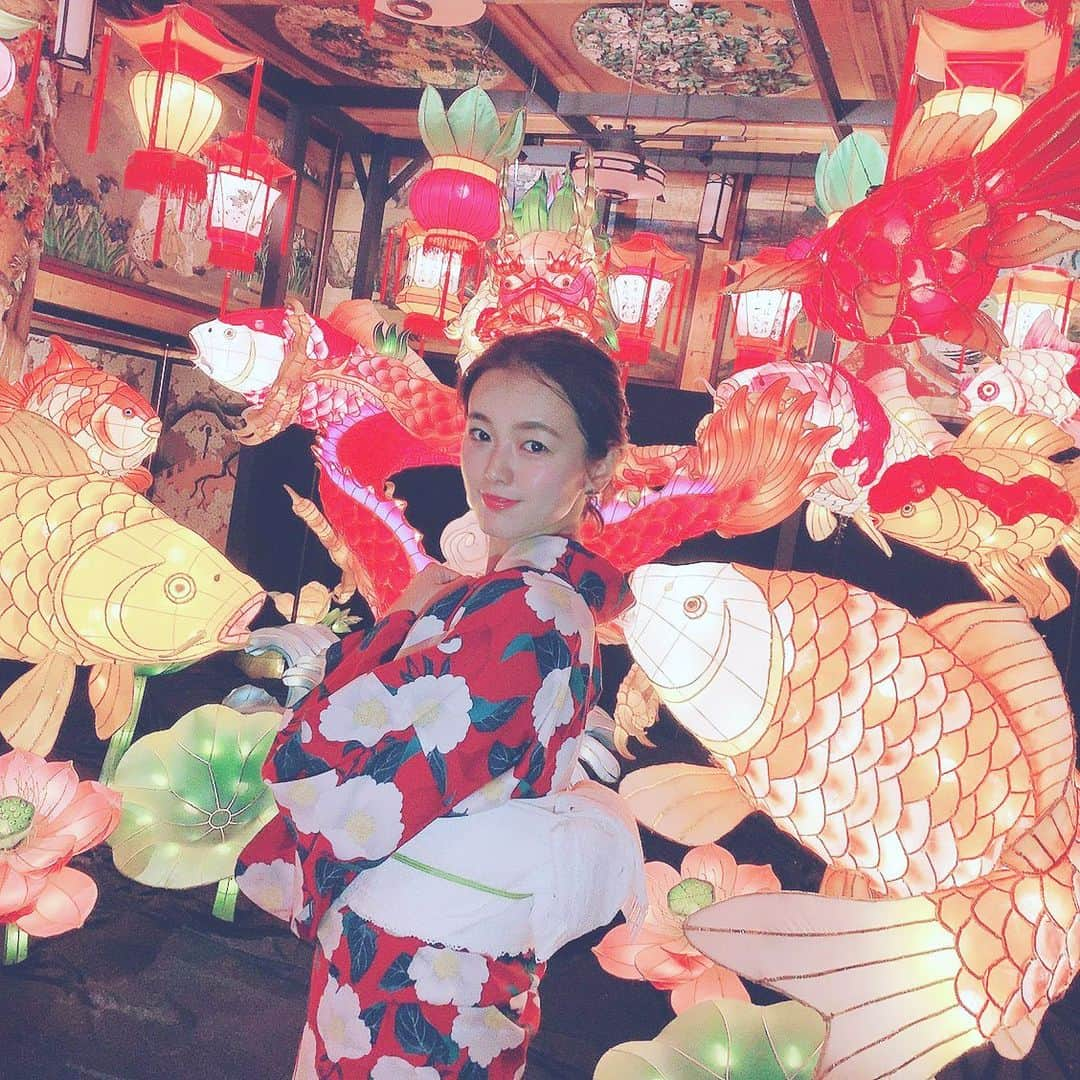 市原佑梨さんのインスタグラム写真 - (市原佑梨Instagram)「japan👘 japan🇯🇵 japan🏯 . お見合い写真に使えるかな🤔. . . 注※お見合いの予定は特にございません。 #yukata#yukatagirl#japaneseyukata #浴衣#雅叙園#目黒」8月31日 17時50分 - yuri_ichihara