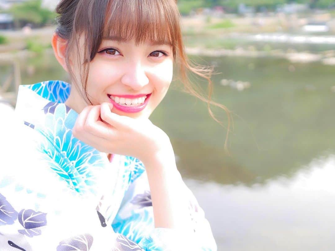 下口ひななのインスタグラム：「8月最後☀️﻿ ﻿ ﻿ ﻿ 夏が終わるなんて信じられない！！！﻿ ﻿ 夏がずーっと続けばいいのにと思う夏大好き女子です✨﻿ ﻿ 早く来年の夏が来ないかなぁ…﻿ 来年の夏も楽しみだなぁ… もう！まだ夏っぽい投稿するんだから！！﻿ ﻿ #夏 #夏ロス #浴衣 #浴衣投稿終わり #彼女とデートなうに使っていいよ #彼女感出てるかい」