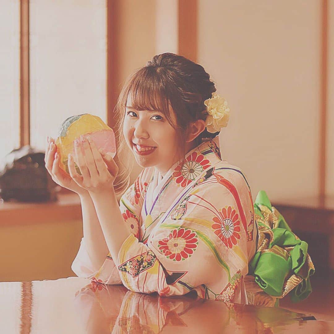 井上麗夢のインスタグラム：「帯の結び方、もっと覚えたいねえ。﻿ 初の撮影会！楽しかったー☺️💕﻿ ﻿ 和服がどんどん増えていく！﻿ ﻿ #着物撮影﻿ #撮影会﻿ #夏の思い出」
