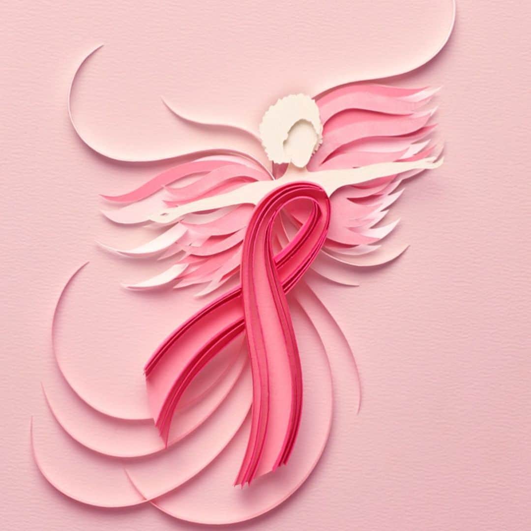Sabeena Karnikさんのインスタグラム写真 - (Sabeena KarnikInstagram)「Breast Cancer awareness cover art with a pink-ribbon Angel created 3 months ago, for the Sept-Oct issue of @angelsonearthmagazine @guidepostsmagazine @goodillo  It contains real life stories full of hope and faith, about people who have experienced modern-day miracles...Thrilling true incidents of heavenly angels and earthly ones who find themselves on a mission of comfort, kindness & reassurance. . Swipe to see the angel for the Inside feature. . #sabeenakarnik #breastcancer」8月31日 19時31分 - sabeenu