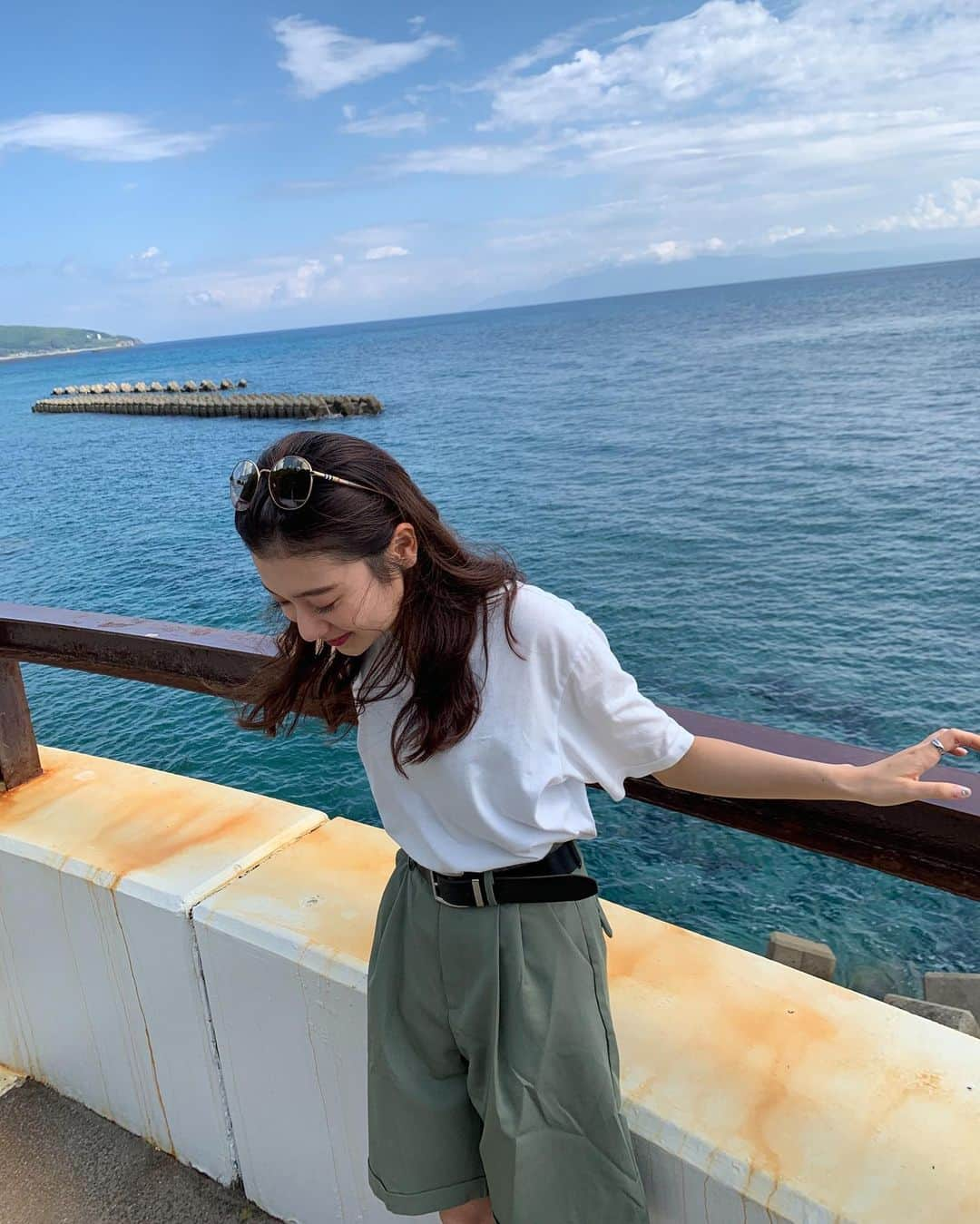 齊藤英里さんのインスタグラム写真 - (齊藤英里Instagram)「お仕事で1日北海道へびゅーん！！ 海がすっごくすっごく輝いてました💎」8月31日 21時40分 - erisaito.official