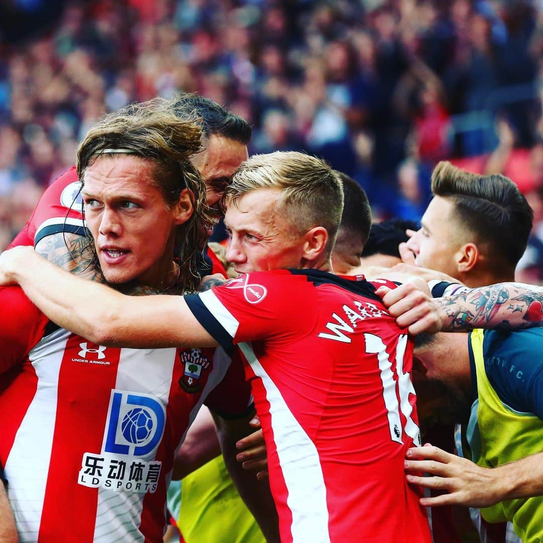 サウサンプトンFCさんのインスタグラム写真 - (サウサンプトンFCInstagram)「THE BIG MAN WITH THE EQUALISER 😍🇩🇰 #saintsfc #premierleague」8月31日 21時51分 - southamptonfc