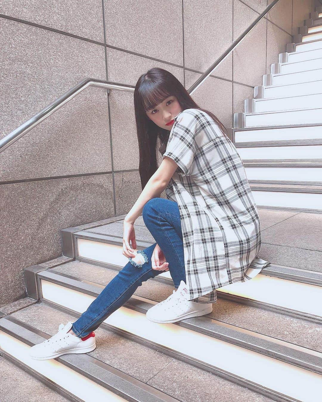 音嶋莉沙さんのインスタグラム写真 - (音嶋莉沙Instagram)「カジュアルコーデだよん☺︎﻿ ﻿ ﻿ ﻿ ﻿ ﻿ #Risaコーデ」8月31日 22時29分 - otoshima_risa