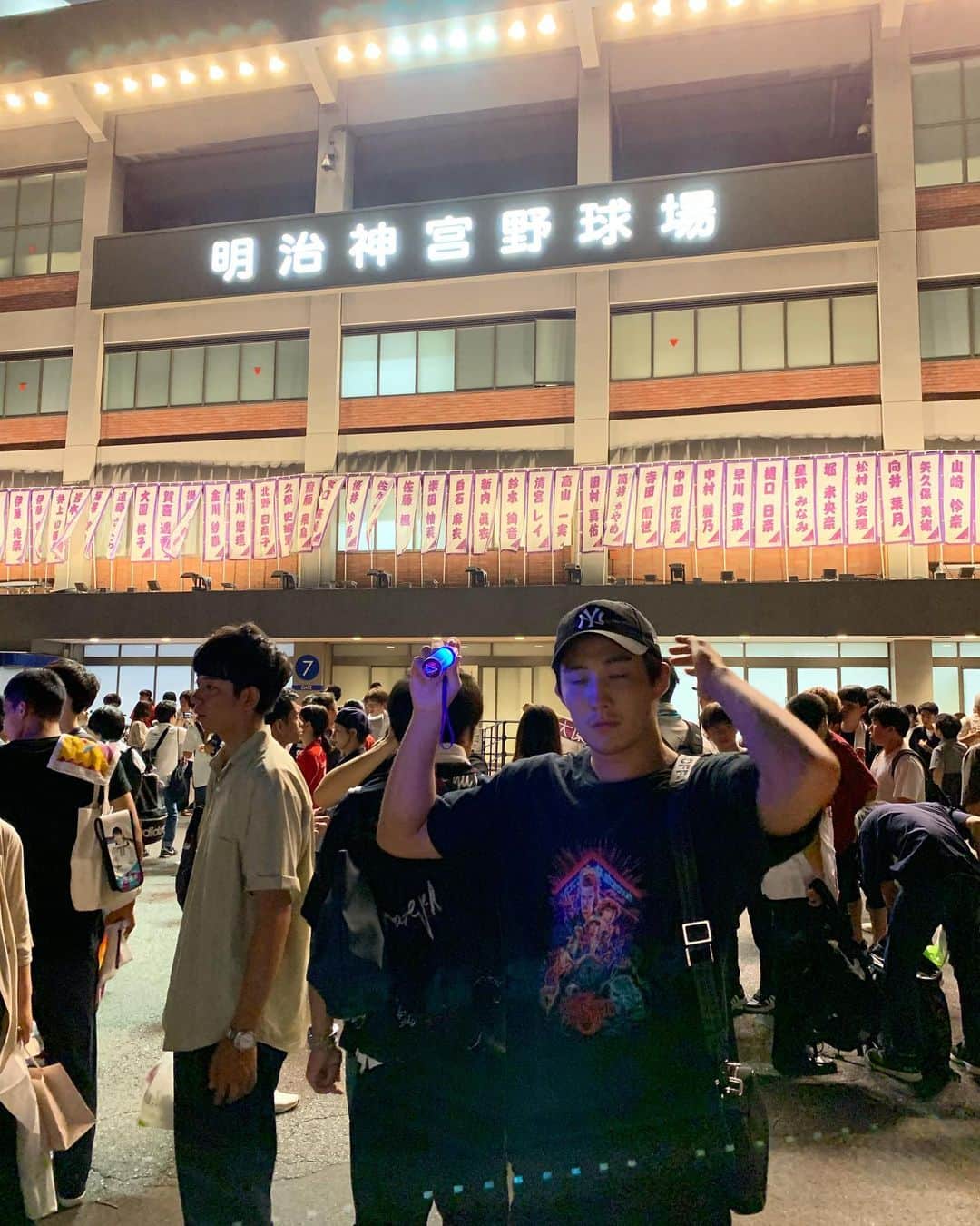 乙黒圭祐のインスタグラム：「3週間の追い込み合宿が終わり楽しみにしていた乃木坂のライブに行ってきました💁‍♀️ ◢ ￨⁴⁶ これ以上にない席で終始ぽかーんと見入ってしまいました。。感謝です🙏🙏 #真夏の全国ツアー2019#乃木坂 #ジコチューで行こう」