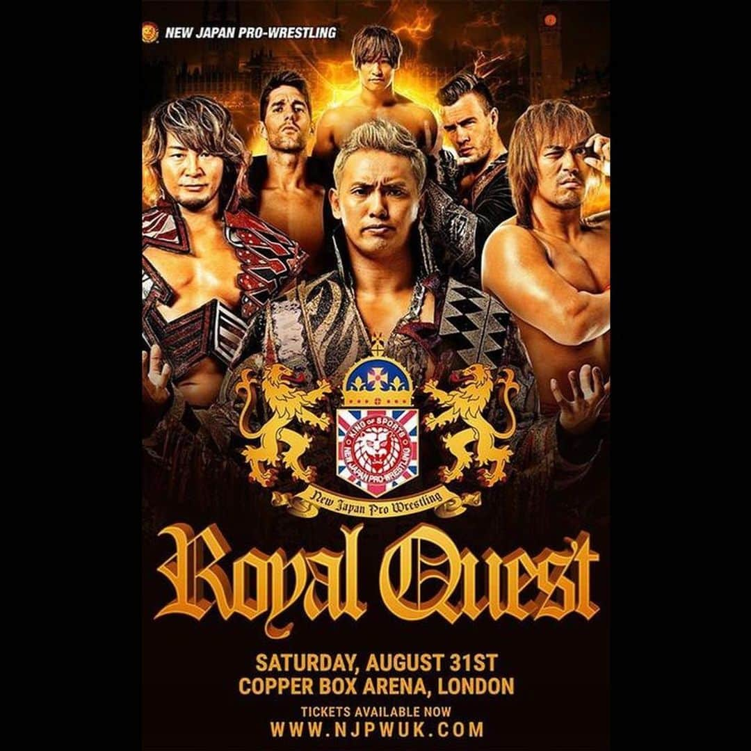 デビッド・フィンレーさんのインスタグラム写真 - (デビッド・フィンレーInstagram)「The Queen of England is watching this show today, you should too.  NJPW Royal Quest Live on @FiteTV  Saturday August 31 5:30PM BST/12:30PM EST/9:30AM PST  #NJPW #NJPWRoyalQuest」8月31日 23時58分 - supersuperdave