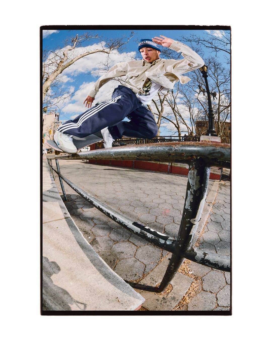 adidas Skateboardingのインスタグラム：「Modern twist /// @heitordasilva takes to the streets with a back 180 nosegrind revert in the Liberty Cup. Available in stores and online at adidas.com/skateboarding 📸 @zandertaketomo • #adidasSkateboarding #LibertyCup」
