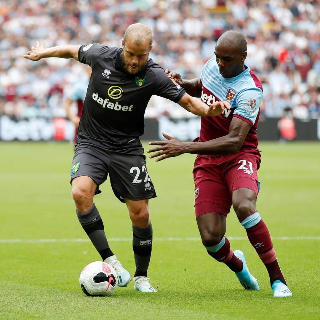 ノリッジ・シティFCさんのインスタグラム写真 - (ノリッジ・シティFCInstagram)「City suffer defeat on their travels with Yarmolenko's goal in the second-half helping the Hammers secure the victory. . Full-time West Ham 2-0 Norwich」9月1日 0時57分 - norwichcityfc