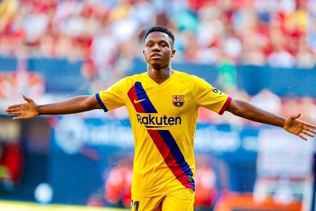 ボージャン・クルキッチのインスタグラム：「Siempre es una gran alegría ver a chicos de la Masia disfrutando y cumpliendo sueños. ¡¡Enhorabuena por tu récord @ansufati 👏🏻🙌🏻🔴🔵」