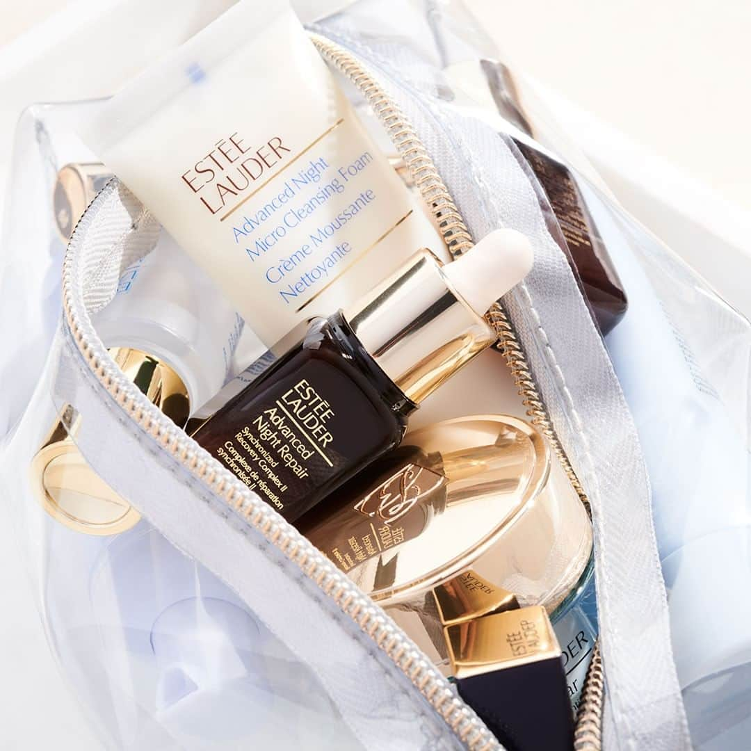 エスティローダーさんのインスタグラム写真 - (エスティローダーInstagram)「Stress less: Head into the long weekend with TSA-friendly #skincare minis. Link in bio to shop The Mini Bar ✈️ #EsteeEssentials #AdvancedNightRepair」9月1日 2時00分 - esteelauder