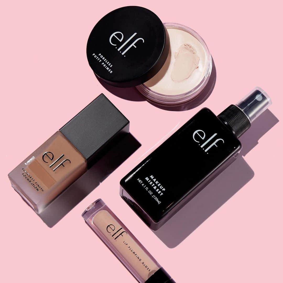 e.l.f.さんのインスタグラム写真 - (e.l.f.Instagram)「The ultimate combination: The Flawless Finish Foundation, Poreless Putty Primer, Makeup Mist & Set and Lip Plumping Gloss will help you achieve your next-level makeup look! 💕#elfingamazing #elfcosmetics #crueltyfree #vegan」9月1日 2時12分 - elfcosmetics