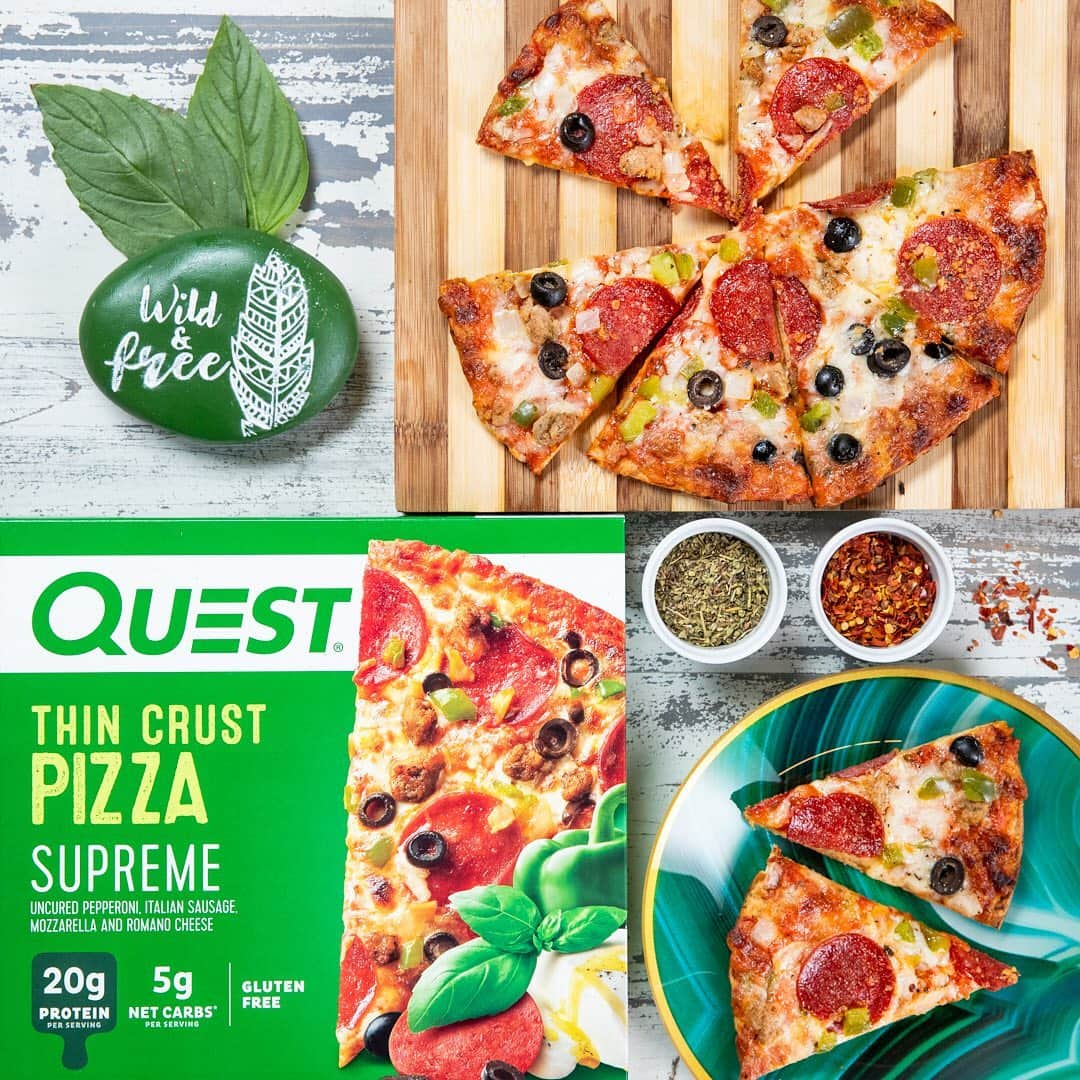 questnutritionさんのインスタグラム写真 - (questnutritionInstagram)「🍕 HUGE PIZZA EXPANSION! 🍕 You can now find Quest Thin Crust Pizza at @Walmart!​ Tap the link in our bio then go to “Quest Pizza: Walmart Store List” to see all the locations that carry it. 😋 • A great tasting, low net carb frozen pizza made with a special protein crust. Each 9-inch pizza has between 20-28 grams of protein, 5-6 grams of net carbs per serving, and is gluten-free.👌 #OnaQuest」9月1日 2時21分 - questnutrition