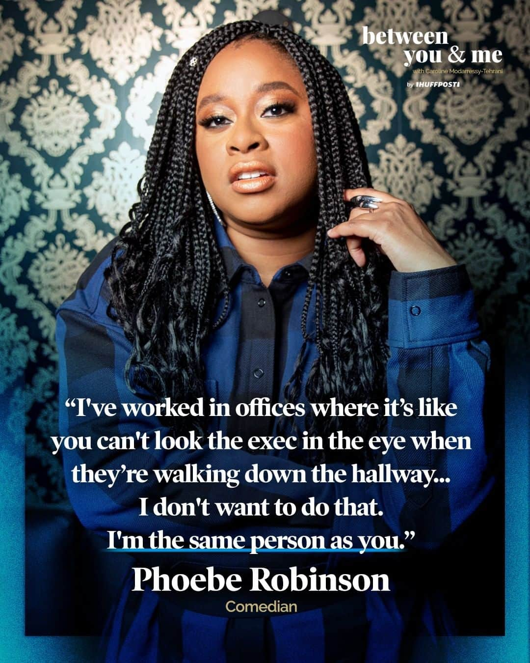 Huffington Postさんのインスタグラム写真 - (Huffington PostInstagram)「Phoebe Robinson (@dopequeenpheebs) knows how to be a boss queen. 👑 For the comedian and New York Times bestselling author, who rocketed to fame with her podcast-turned-HBO series “2 Dope Queens,” musing on what exactly makes a good boss isn’t something she’s dwelling on abstractly. After a decade of hustling in the comedy world, Robinson recently locked down a multi-year overall deal with ABC Studios with her own production house, Tiny Reparations, where she will be developing new projects and shows. 🎥 “I’ve worked in offices where it’s like, you can’t look the exec in the eye when they’re walking down the hallway,” Robinson said during an interview for HuffPost’s “Between You & Me" series. “I don’t want to do that. I’m the same person as you. Like, I fart, I burp, I oversleep. There is none of that sort of, like, ‘I’m better than you’ vibe. I don’t like that.”// Read more at the link in bio. // 📷: @chavranek」9月1日 3時05分 - huffpost