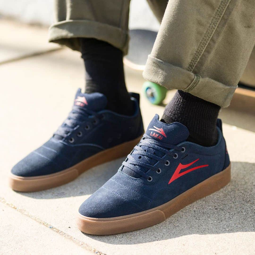 ラカイリミテッドフットウェアさんのインスタグラム写真 - (ラカイリミテッドフットウェアInstagram)「Bristol in Navy/Gum Suede Available now at finer shops and Lakai.com #LakaiBristol #Lakai #LakaiOrDie」9月1日 3時18分 - lakailtd