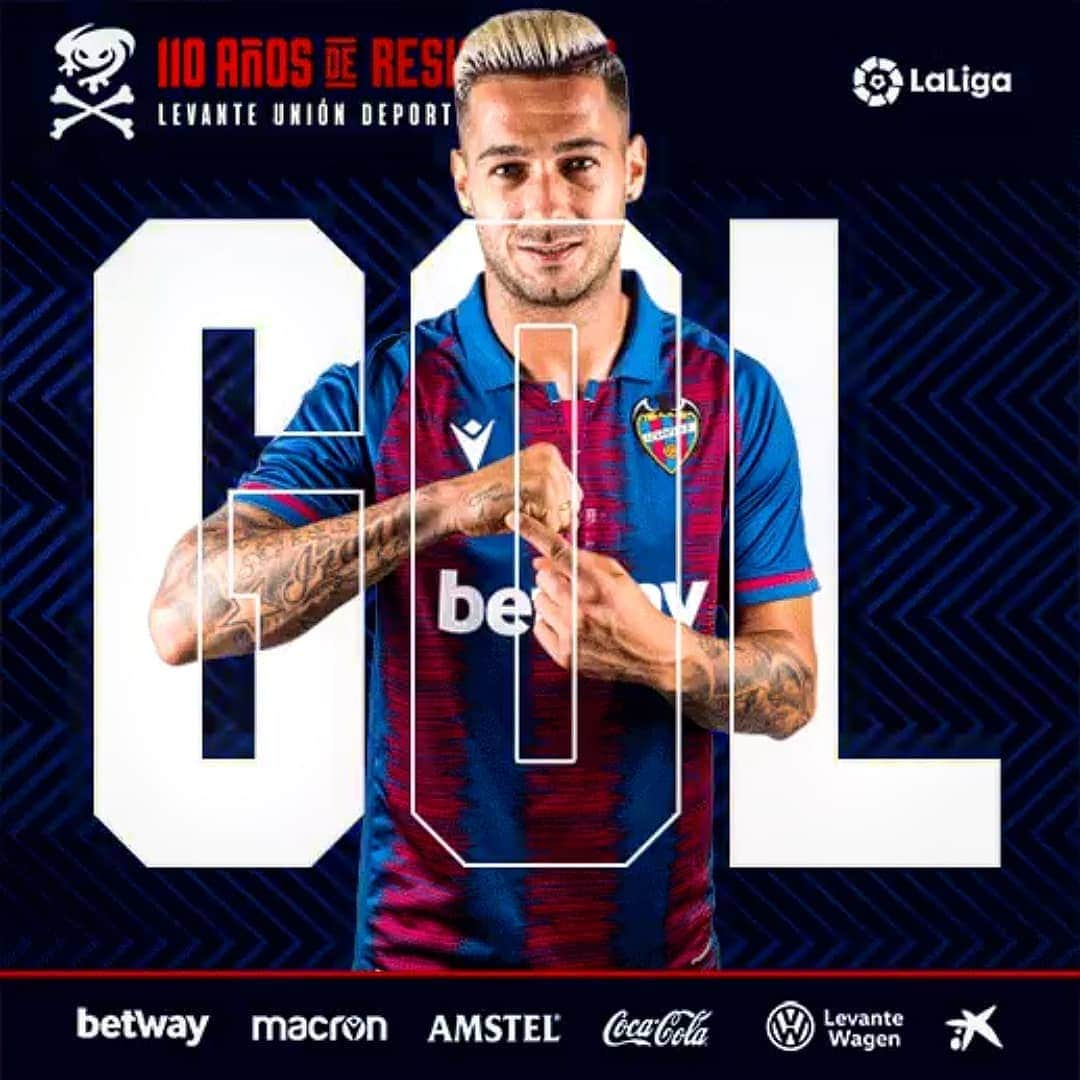 レバンテUDさんのインスタグラム写真 - (レバンテUDInstagram)「82’ |1-0| ¡¡¡¡GOOOOOOOOOOOOOOOOOOOOOOOOOOOOOOOOOOOOOOOOOOOOOOOOOOOOOOOOOOOOOOOOOOOOOOOOOOOOOOOOOOOOOOOOOOOOOOOOOOOOOOOOOOOOOOOOOOOOOOOOOOOOOOOOOOOOOOOOOOOOOOOOL DE @7sergioleon!!!! #LevanteRealValladolid #110AñosDeResistencia --- @betway_es @macron @amstel_es @cocacola_esp @levantewagenvw @caixabank」9月1日 3時45分 - levanteud