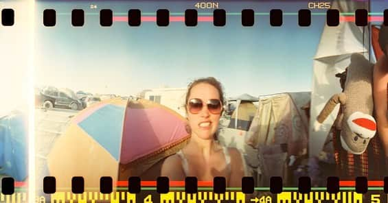 ローレン·ランドルフさんのインスタグラム写真 - (ローレン·ランドルフInstagram)「360-Spinner film from @burningman 2011. All the weirdos are still out in the desert through the weekend, so I’m still pulling from my archives and finding fun new ways to share old photos. These panoramic photos were all done in camera on 35mm film.」9月1日 4時17分 - laurenlemon