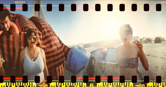 ローレン·ランドルフさんのインスタグラム写真 - (ローレン·ランドルフInstagram)「360-Spinner film from @burningman 2011. All the weirdos are still out in the desert through the weekend, so I’m still pulling from my archives and finding fun new ways to share old photos. These panoramic photos were all done in camera on 35mm film.」9月1日 4時17分 - laurenlemon