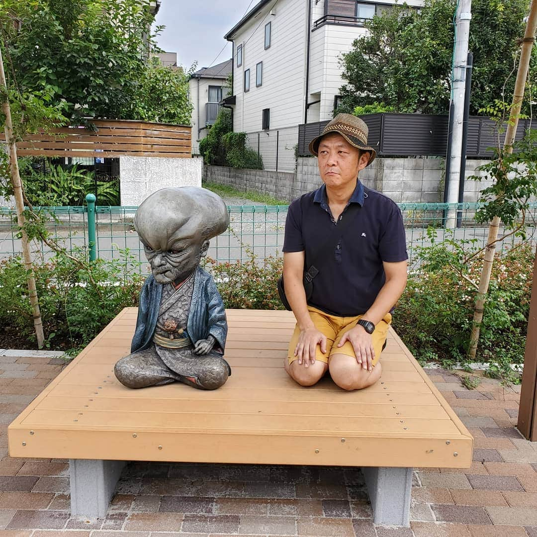 新井義幸さんのインスタグラム写真 - (新井義幸Instagram)「子供達と鬼太郎ひろばに行ってきました。」9月1日 15時07分 - araipatiino