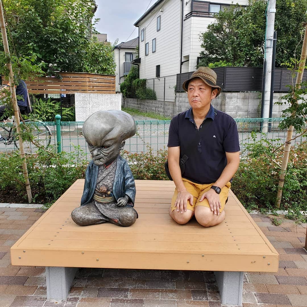 新井義幸さんのインスタグラム写真 - (新井義幸Instagram)「子供達と鬼太郎ひろばに行ってきました。」9月1日 15時07分 - araipatiino