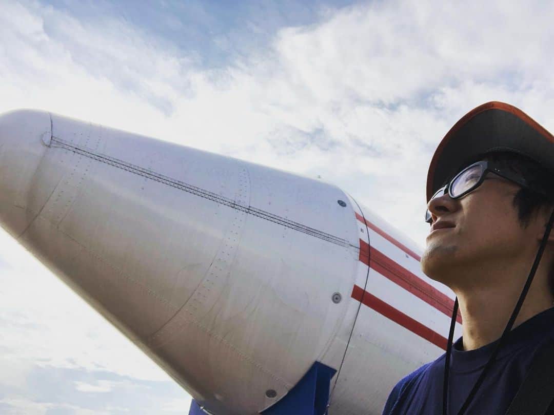 はいじぃのインスタグラム：「ザリガニツアーでJAXAに来たよ。  ロケットがいっぱいあるよ。」