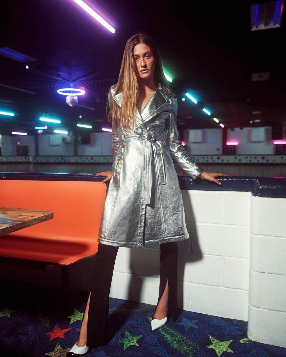 Saks Fifth Avenueのインスタグラム：「TO THE DISCO: Our Saturday schedule is all about metallics and dancing 'til dawn with @alc_ltd. #SaksStyle」