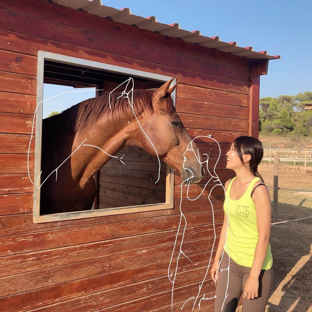 上枝恵美加さんのインスタグラム写真 - (上枝恵美加Instagram)「I love my life🐴♥️」9月1日 7時43分 - emika_kamieda