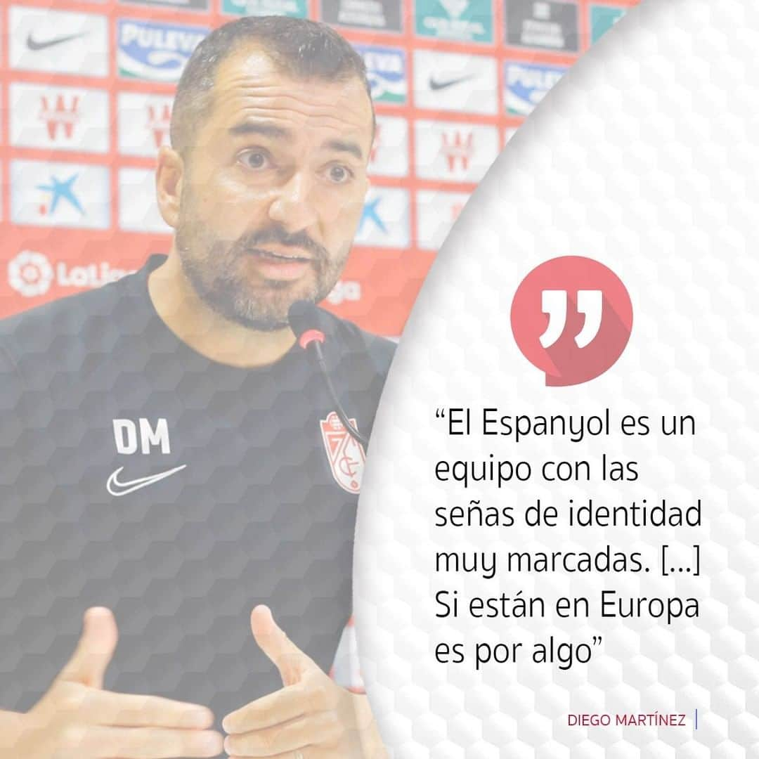 グラナダCFさんのインスタグラム写真 - (グラナダCFInstagram)「🎙️ Sala de prensa | Diego Martínez remarca el momento histórico que atraviesa el @RCDEspanyol.⠀ ⠀ #EspanyolGranada」9月1日 9時00分 - granadacf