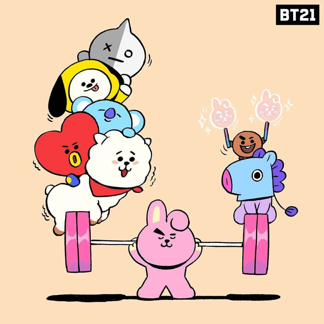 BT21 Stars of tomorrow, UNIVERSTAR!のインスタグラム