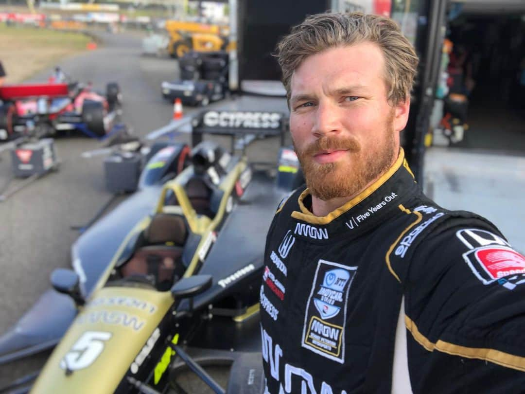 デレック・テラーさんのインスタグラム写真 - (デレック・テラーInstagram)「What a day. Got to do the track in a 2 seater! Race day tomorrow, let’s go @conordaly22 and @hinchtown! #fastestseat  @andrettimario @arrowelectronics #portlandgp」9月1日 11時22分 - derektheler