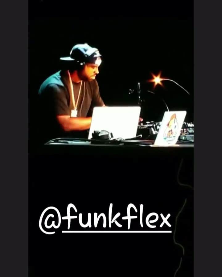 ファンクマスター・フレックスのインスタグラム：「@feverrecords freestyle concert! @k7tka x @judytorresmusic x @therealgeorgelamond x @frankiecutlass x @fordampconey !!!! FunkFlex on the set! 25/Older! Cranking! @litdigitaldjs Vid Via: @ajforu2c ( LITDIGITALDJS@GMAIL.COM TO BOOK FUNKFLEX )」