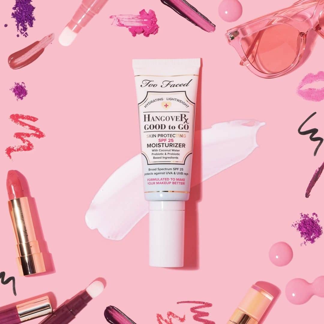 Too Facedさんのインスタグラム写真 - (Too FacedInstagram)「HELLO HYDRATION! 💦 Make your skin and makeup look better with our Hangover Good to Go SPF 25 Moisturizer. #tfhangover #toofaced」9月2日 0時00分 - toofaced