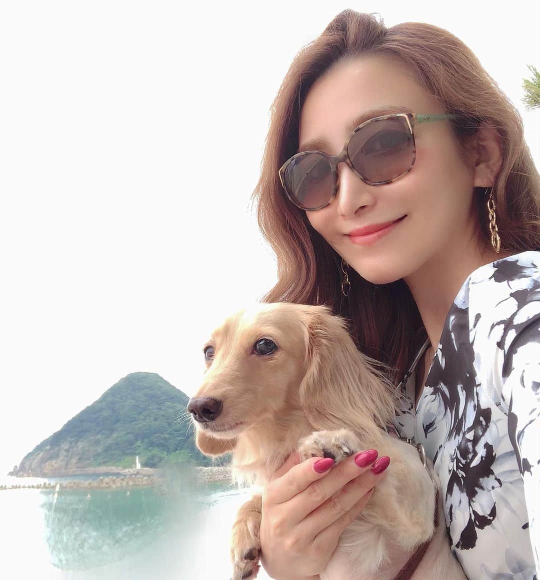 鈴木絢子さんのインスタグラム写真 - (鈴木絢子Instagram)「・ ・ 夏の終わりは初の犬連れ日本海🌊 白くてサラサラの砂浜、青く透き通った海、、こんな綺麗な海が関西で見られるとは🤩 ・ 近くには#青井浜ワンワンビーチ なる#犬専用ビーチ もあるそうで💡 今日は曇天だったので、また夏の初めにリベンジしたいと思います😊✨ ・ 今週来週は東京🚅 暫しの関西ライフをエンジョイしました🤗 ・ ・ ・ #関西お出かけコラム #naked連載中 #犬連れドライブ #ミニチュアダックスフンド #親子犬 #トリュフとフォアグラ #綺麗な海 #日本海 #北近畿 #執筆 #絶景 #海辺 #プラダのサングラス #beach #dogstagram #PRADA #🏝 #🌊 #🕶 #🐶🐶 #🏎」9月2日 0時03分 - ayako_suzuki810